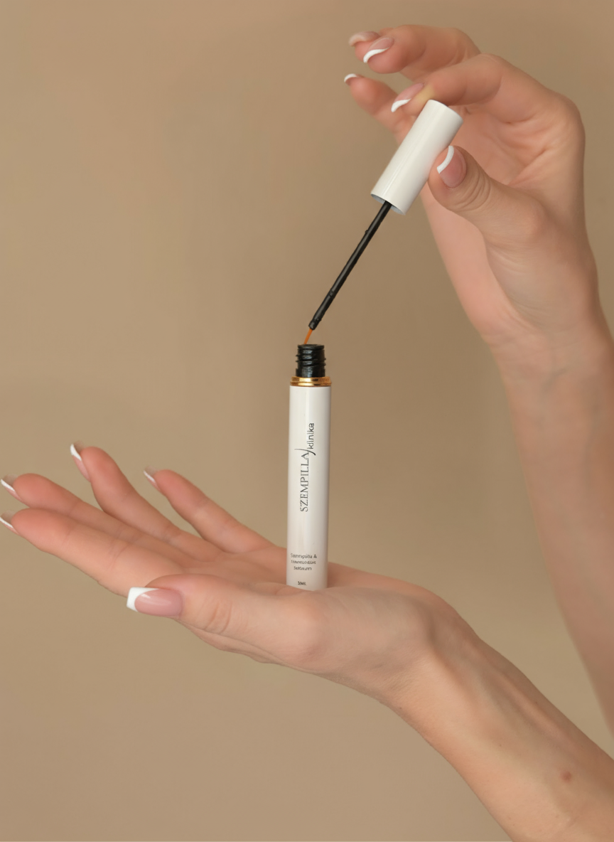 szempilla és szemöldök növesztő szérum ecsetelővel