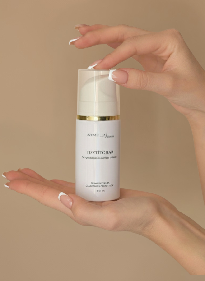 Szempilla tisztítóhab 100ml- a tiszta, egészséges és boldog pillákért